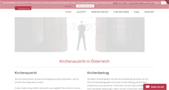 Desktop Screenshot of kirchenaustritt.at