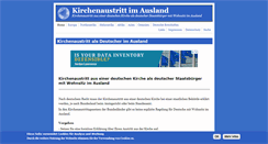 Desktop Screenshot of kirchenaustritt.eu